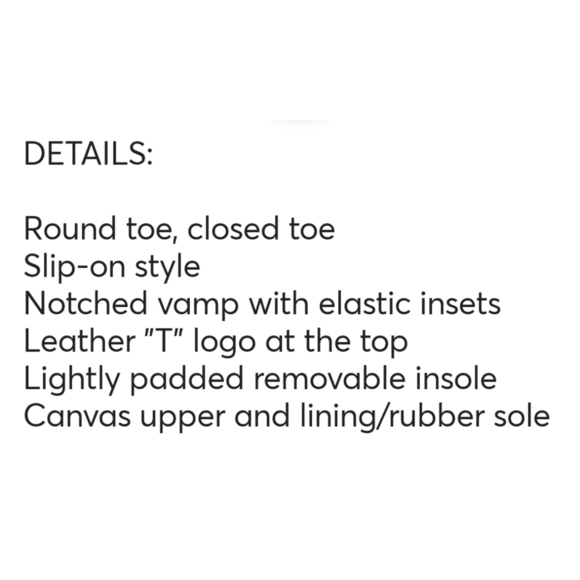 TORY BURCH Weston Flat Espadrille Canvas Slip-On Leather Logo - Picture 9 of 9